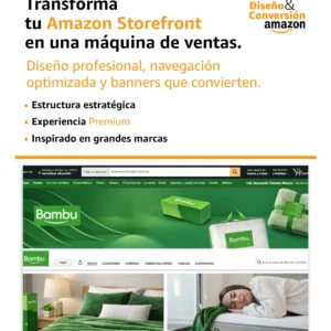 Diseño De Amazon Storefront Profesional Con Arquitectura Estratégica Optimización Visual Publicación Directa En Amazon Para Aumentar Conversión Posicionamiento Y Autoridad De Marca